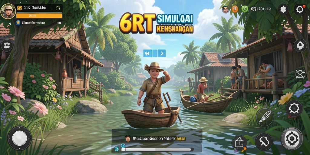 Tangkapan layar menunjukkan gameplay menarik dalam 6RT.