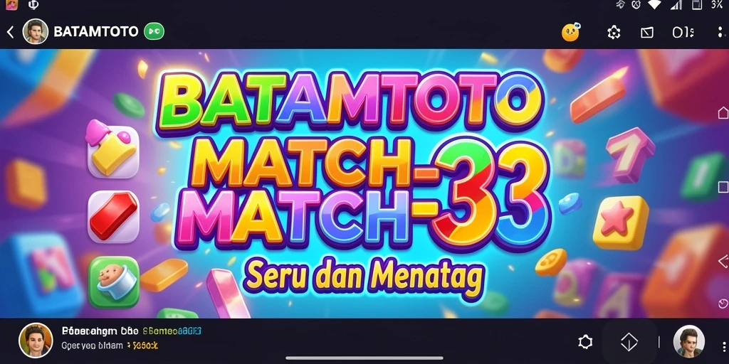 Tampilan gameplay seru dan penuh warna dari BATAMTOTO.