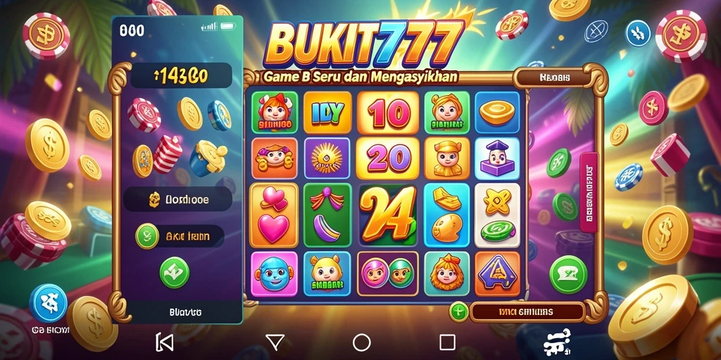Tampilan gameplay seru dari BUKIT777 yang menyenangkan.
