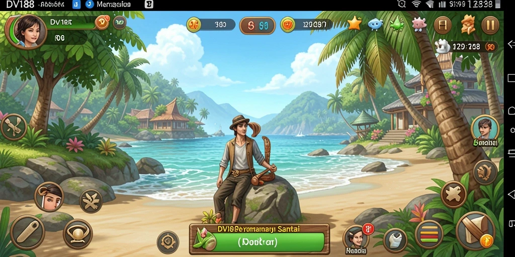 Tampilan gameplay DV188 yang seru dan penuh warna.