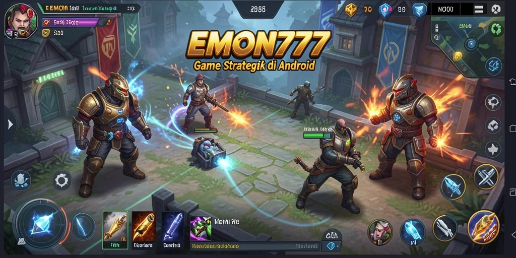 Tampilan gameplay strategis seru di EMON777.