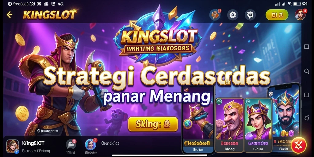 Tampilan gameplay KINGSLOT yang strategis dan menarik.