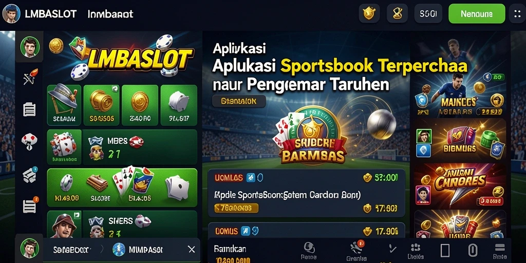 Tampilan menarik dari gameplay LMBASLOT yang mengesankan.