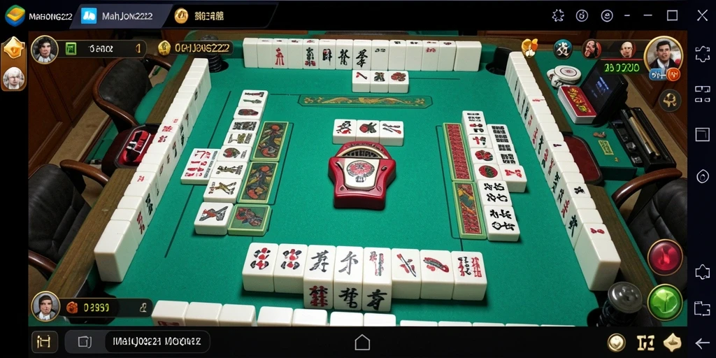 Screenshot gameplay MAHJONG222 menampilkan keseruan permainan Mahjong.