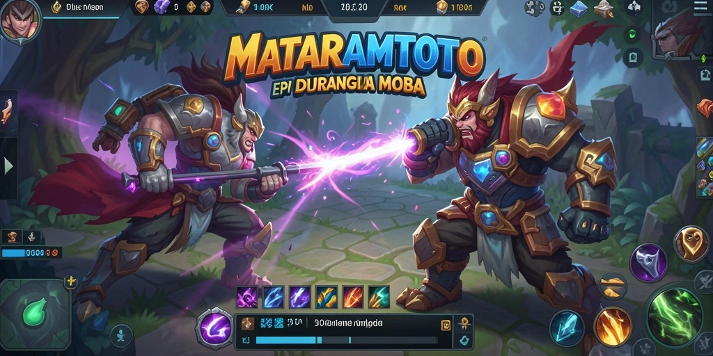 Screenshot gameplay MATARAMTOTO yang menunjukkan aksi pertarungan seru.