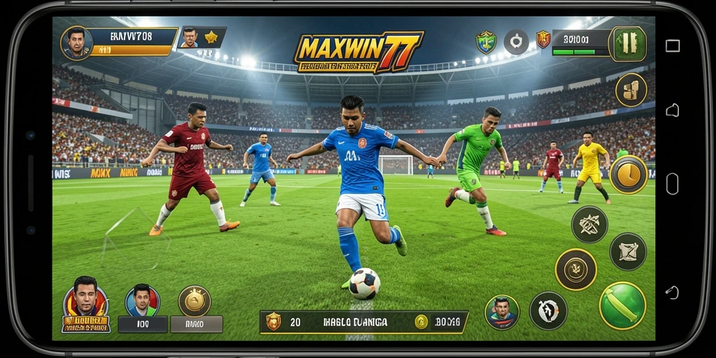 Tampilan gameplay yang menegangkan dari MAXWIN77.