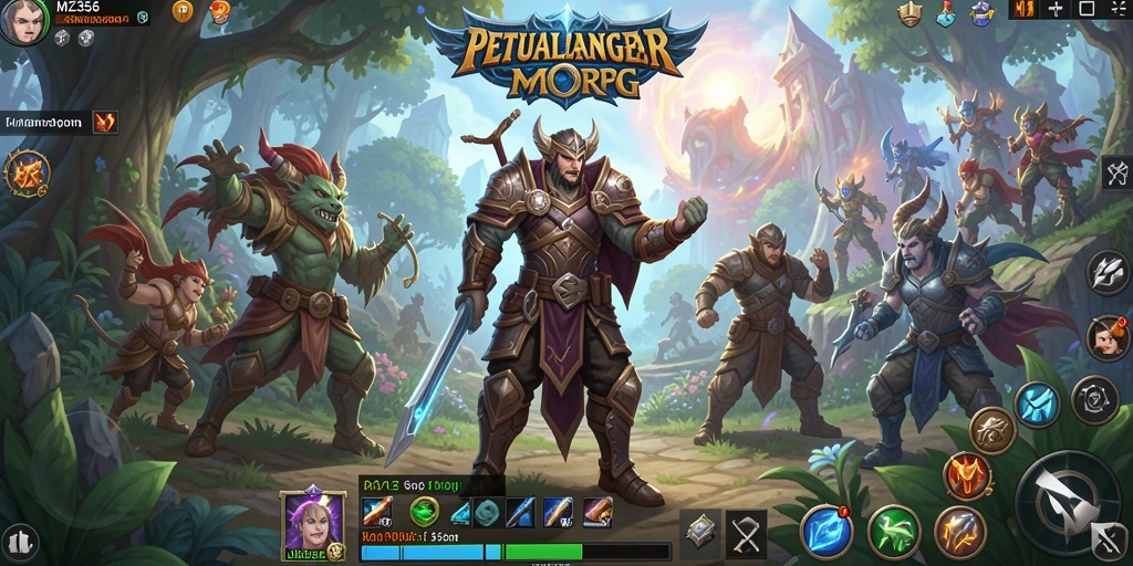 Tampilan gameplay MZ356 yang menampilkan pertarungan epik dan strategi tim.