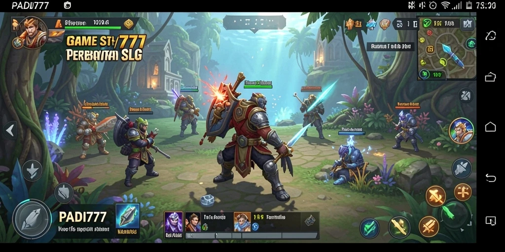Tampilan seru dari gameplay PADI777 yang strategis.