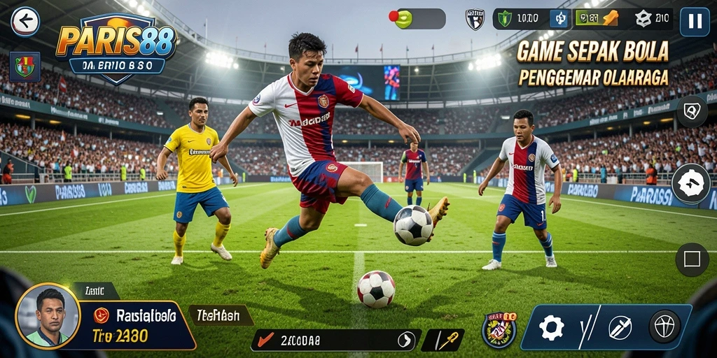 Tampilan gameplay PARIS88 yang mendebarkan saat bertanding.