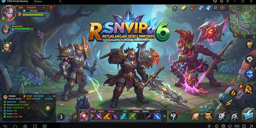 Tampilan gameplay RSNVIP6 yang menakjubkan dan penuh aksi.