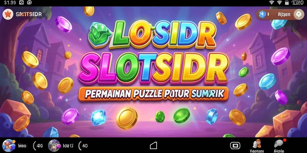 Tampilan gameplay SLOTSIDR yang penuh warna dan menantang.